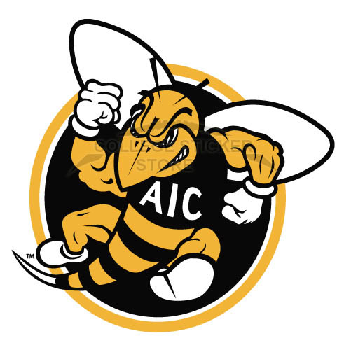 Customs AIC Yellow Jackets 2009-Pres Alternate Logo Iron-on Transfers (Wall Stickers) N3690